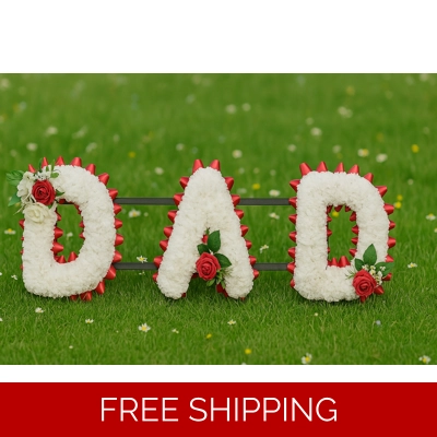 DAD” Funeral Tribute with Frame